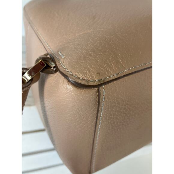 KATE SPADE LARGE NUDE LEATHER BACKPACK - Picture 8 of 16